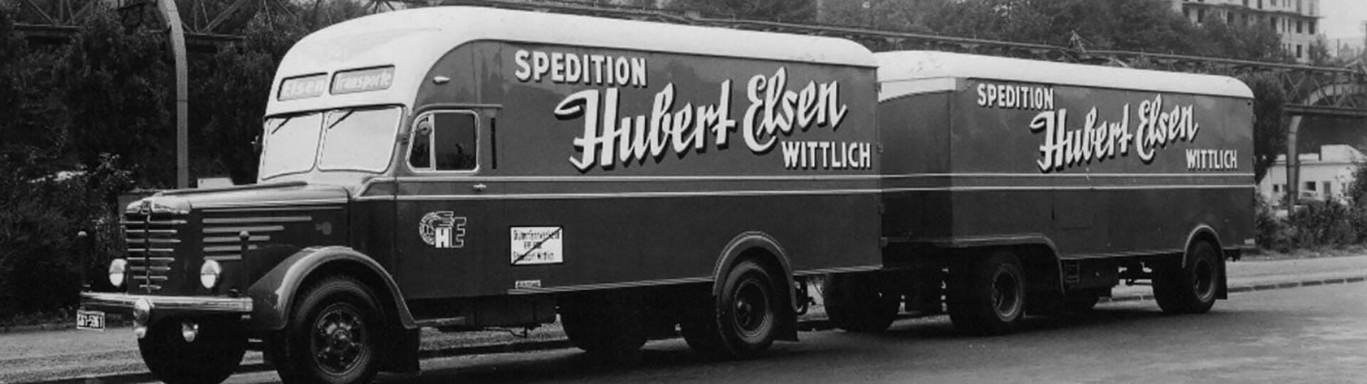 LKW der Spedition Hubert Elsen Wittlich